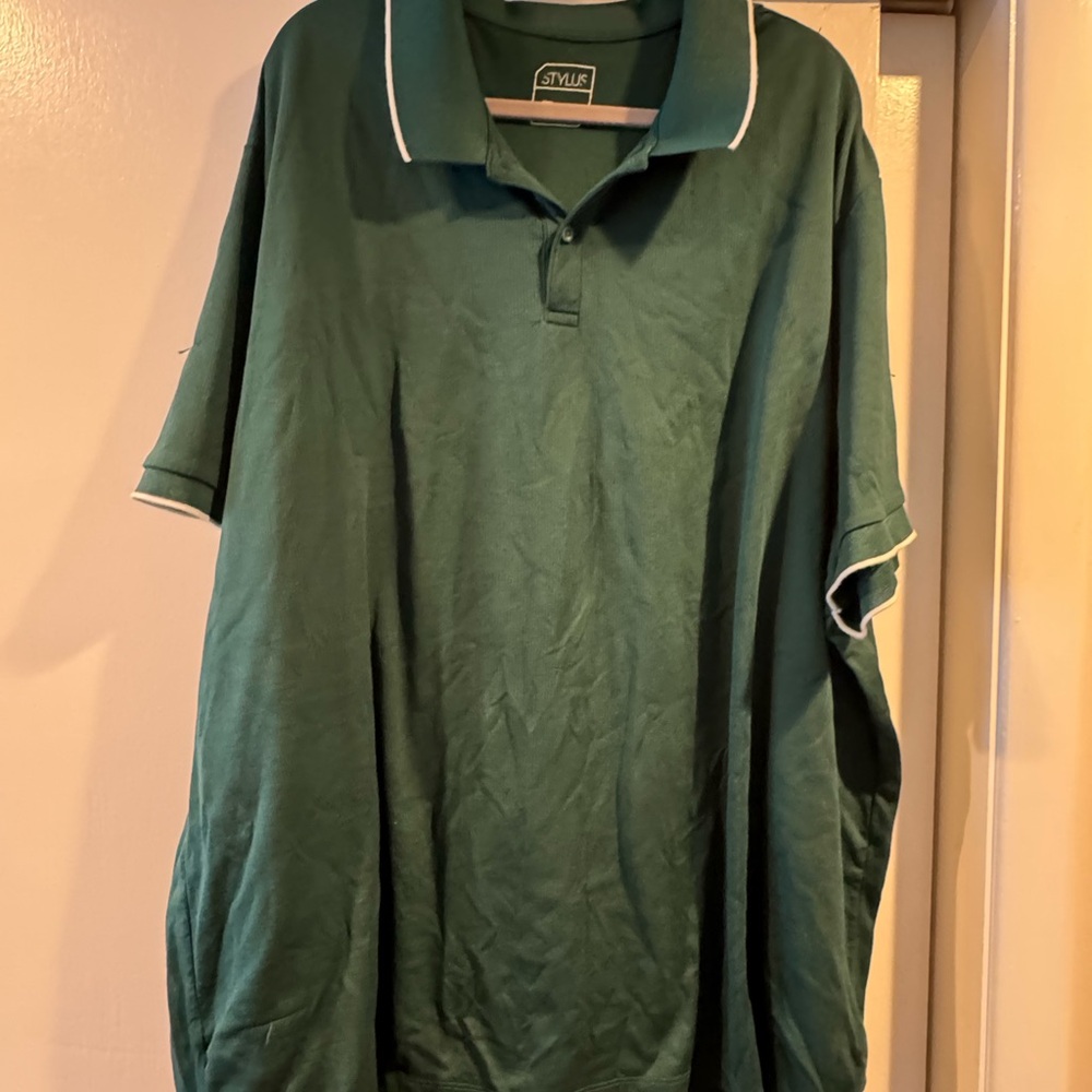 STYLUS Dark Green Polo Shirt for Men